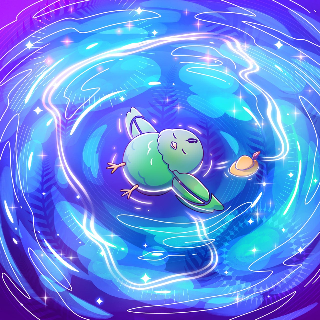 Robbie in a whirlpool